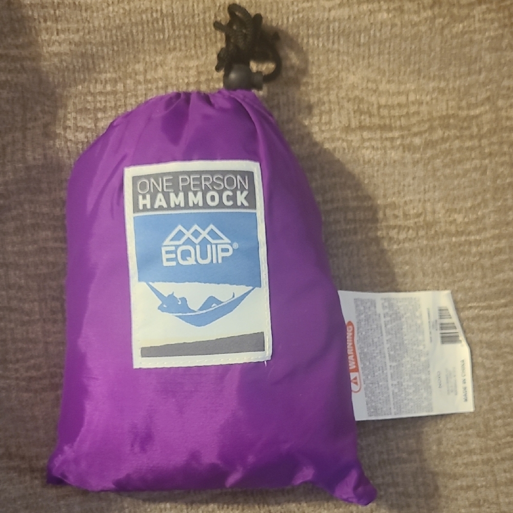 Equip Purple One Person Hammock